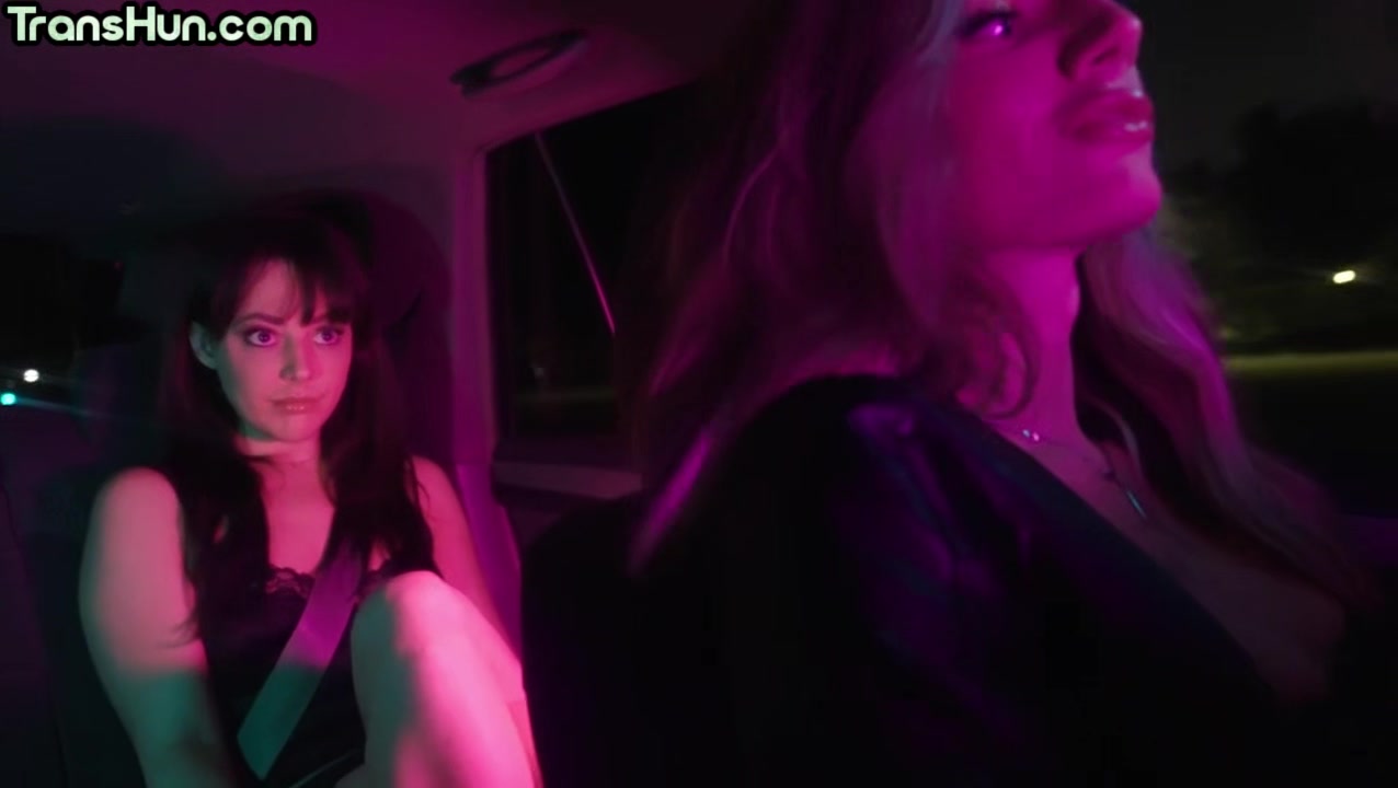 Transgender big boobs MILF fucks hunnys pussy till cumshot