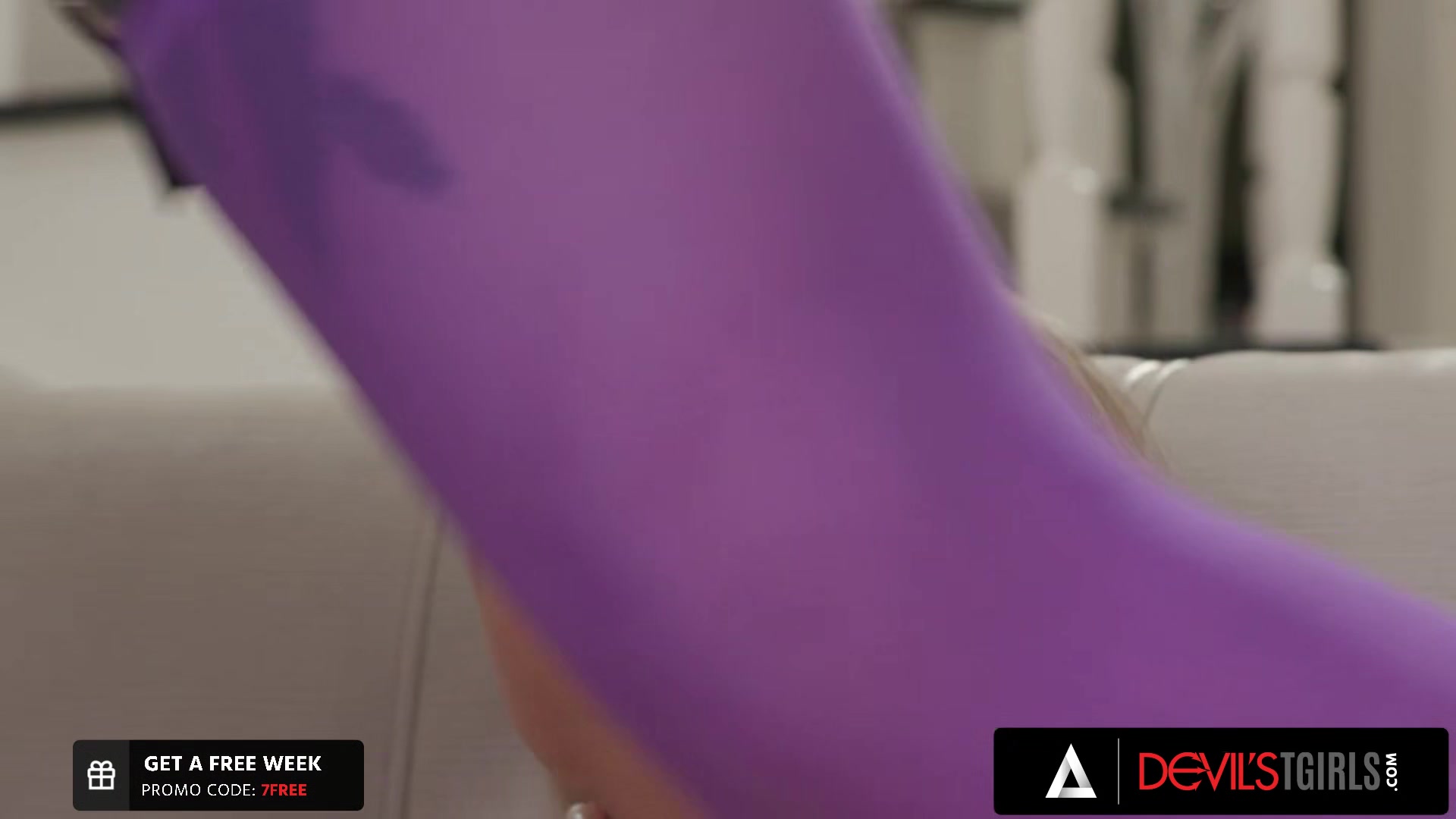 DEVILS TGIRLS - Three Gorgeous Trans Take Turns Ass Fucking Each Other
