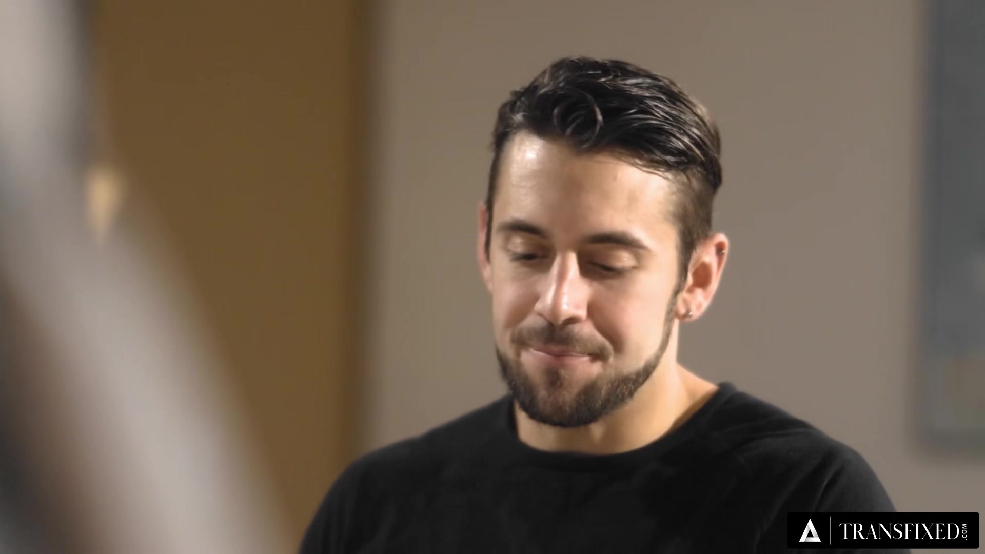 TRANSFIXED - Star Quarterback Seduces His Foxy Trans Tutor Ariel Demure After Class