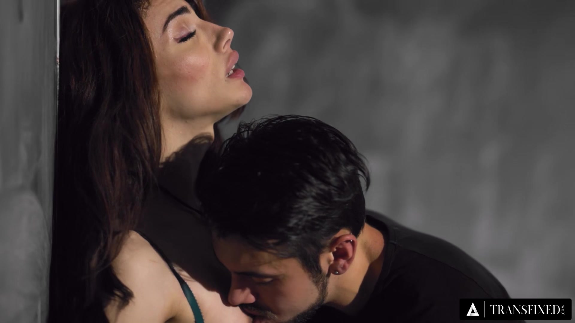 TRANSFIXED - Star Quarterback Seduces His Foxy Trans Tutor Ariel Demure After Class