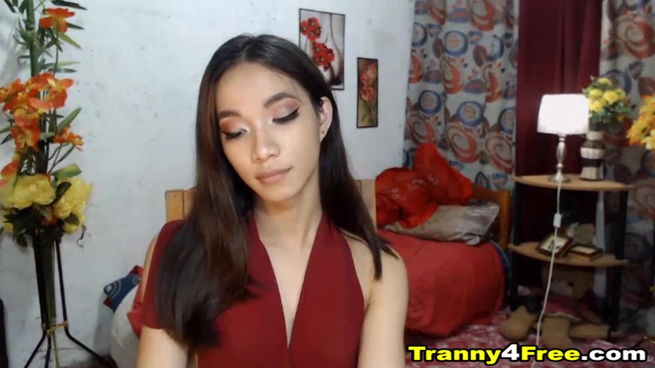 Sexy Shemale Wanking All The Time In My Webcam