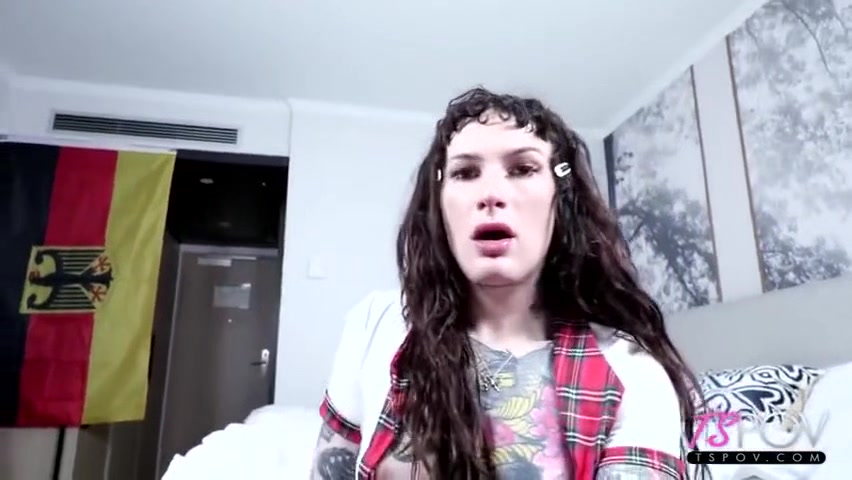 Luna Snow - Petite Trans Student 18+ Gets Slutty