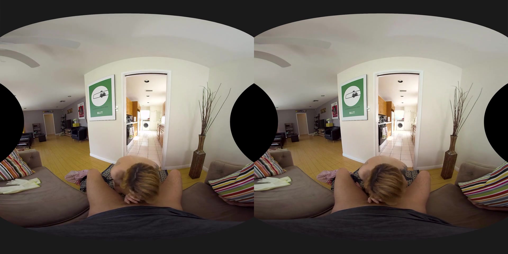 Casey Kisses in Kisses On The Bottom Shemale VR Porn Video - VRBTrans