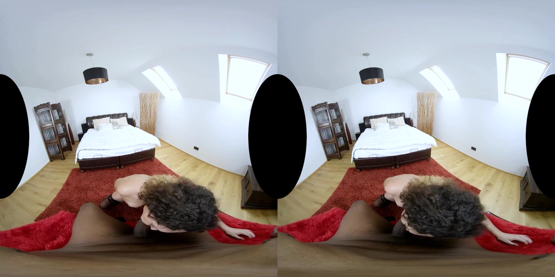 Nikki Montero in Black and White Shemale VR Porn Video - VRBTrans