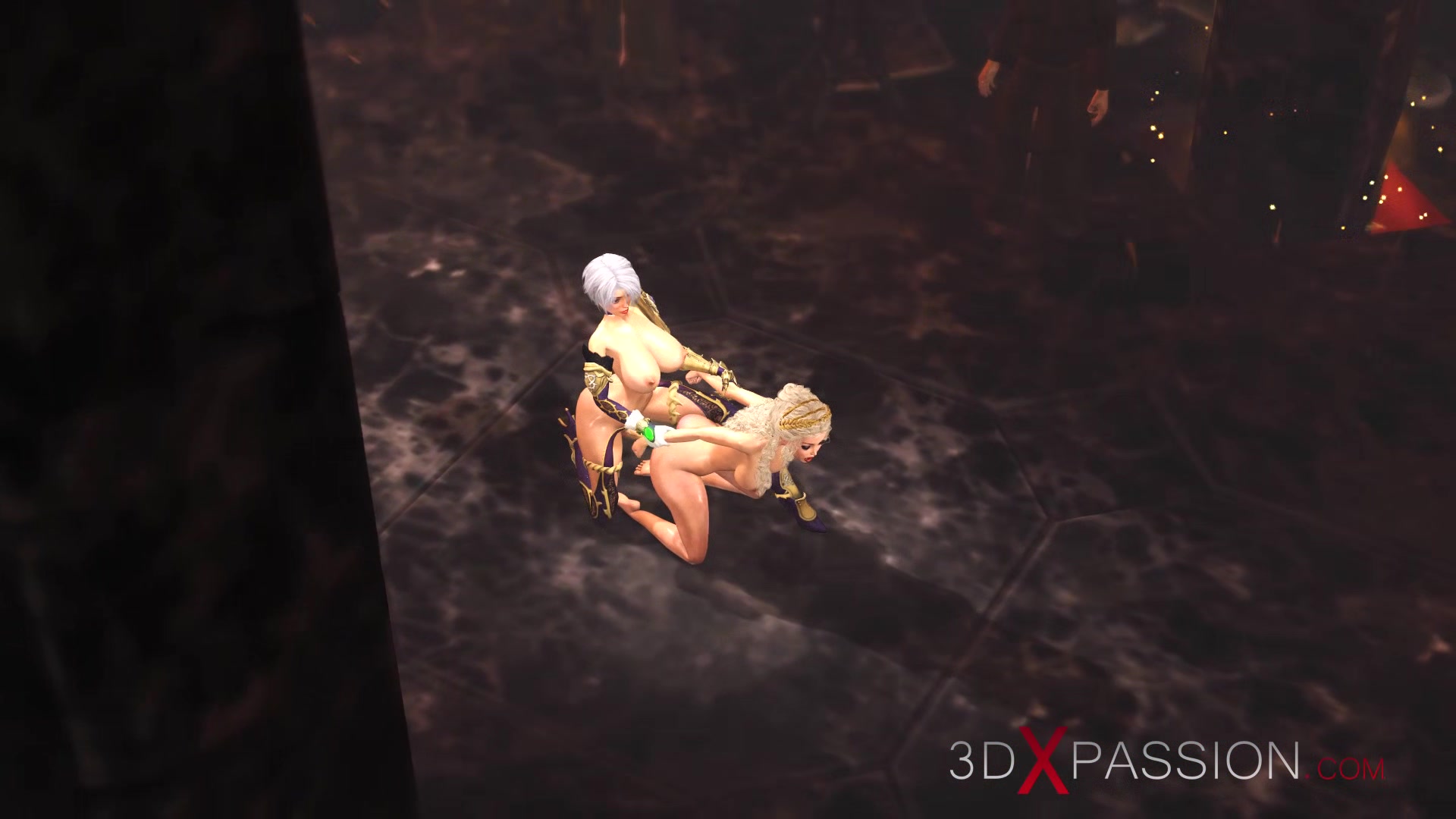 A Legal-age princess gets fucked by ***shemale in the dark dungeon