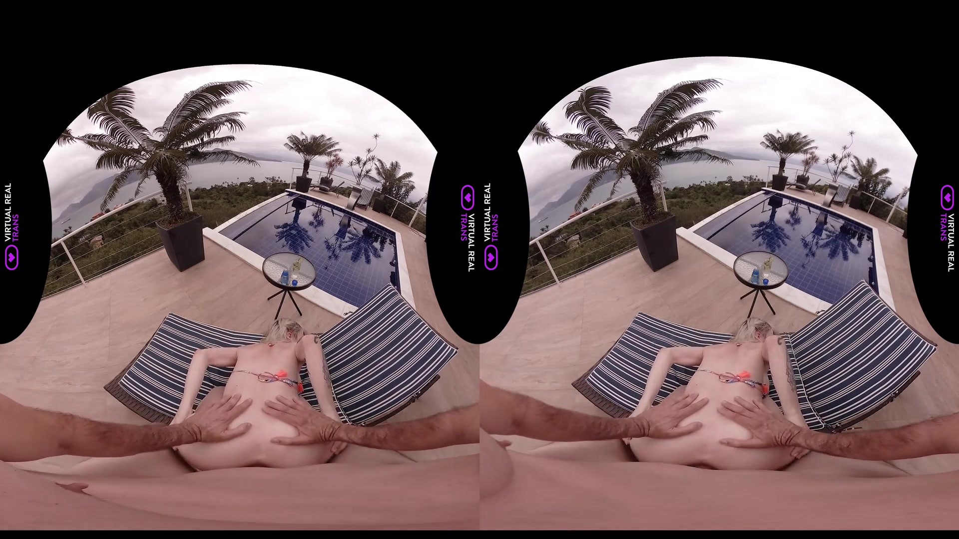 Sunset at the beach - VirtualRealTrans