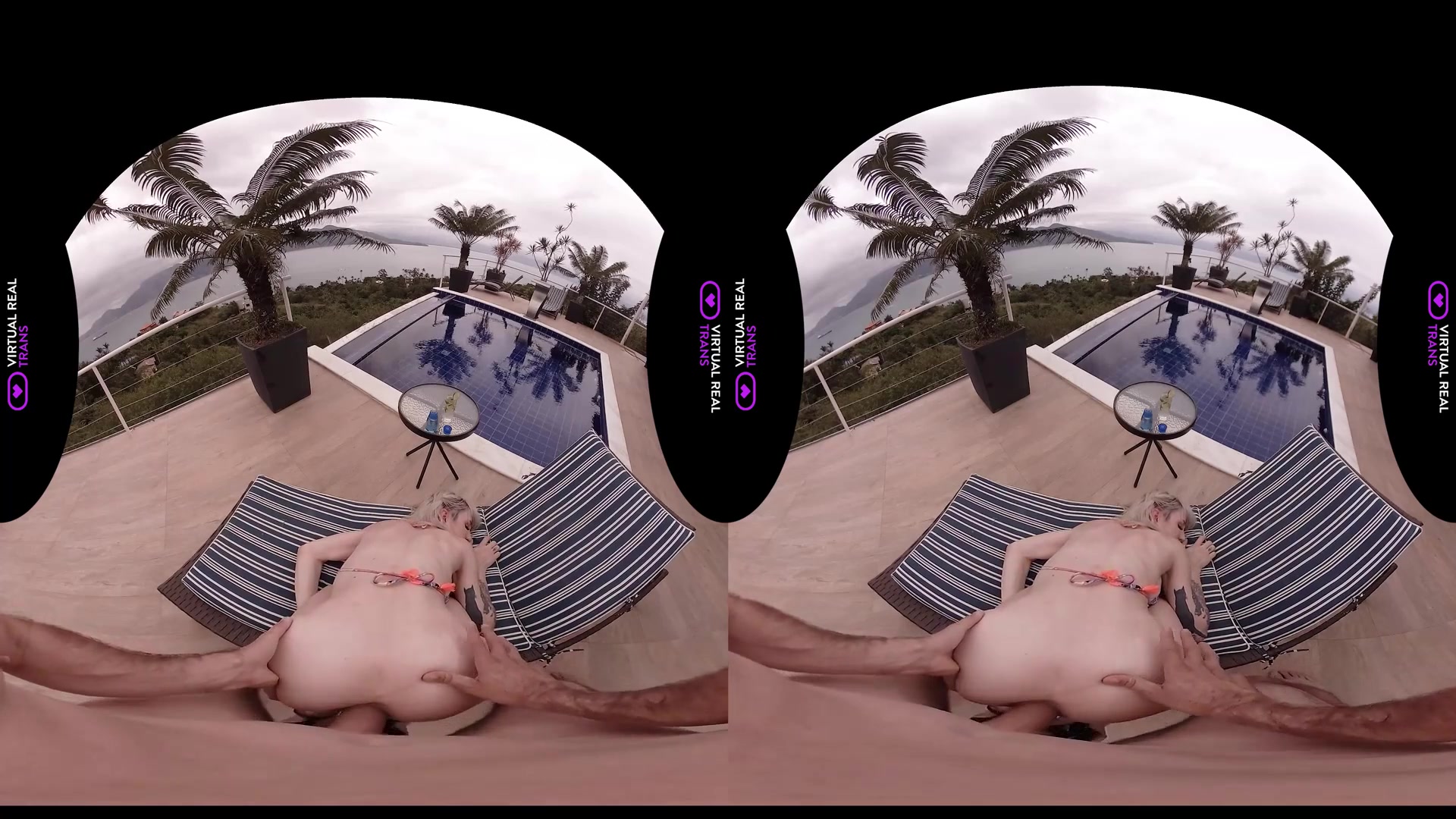 Sunset at the beach - VirtualRealTrans