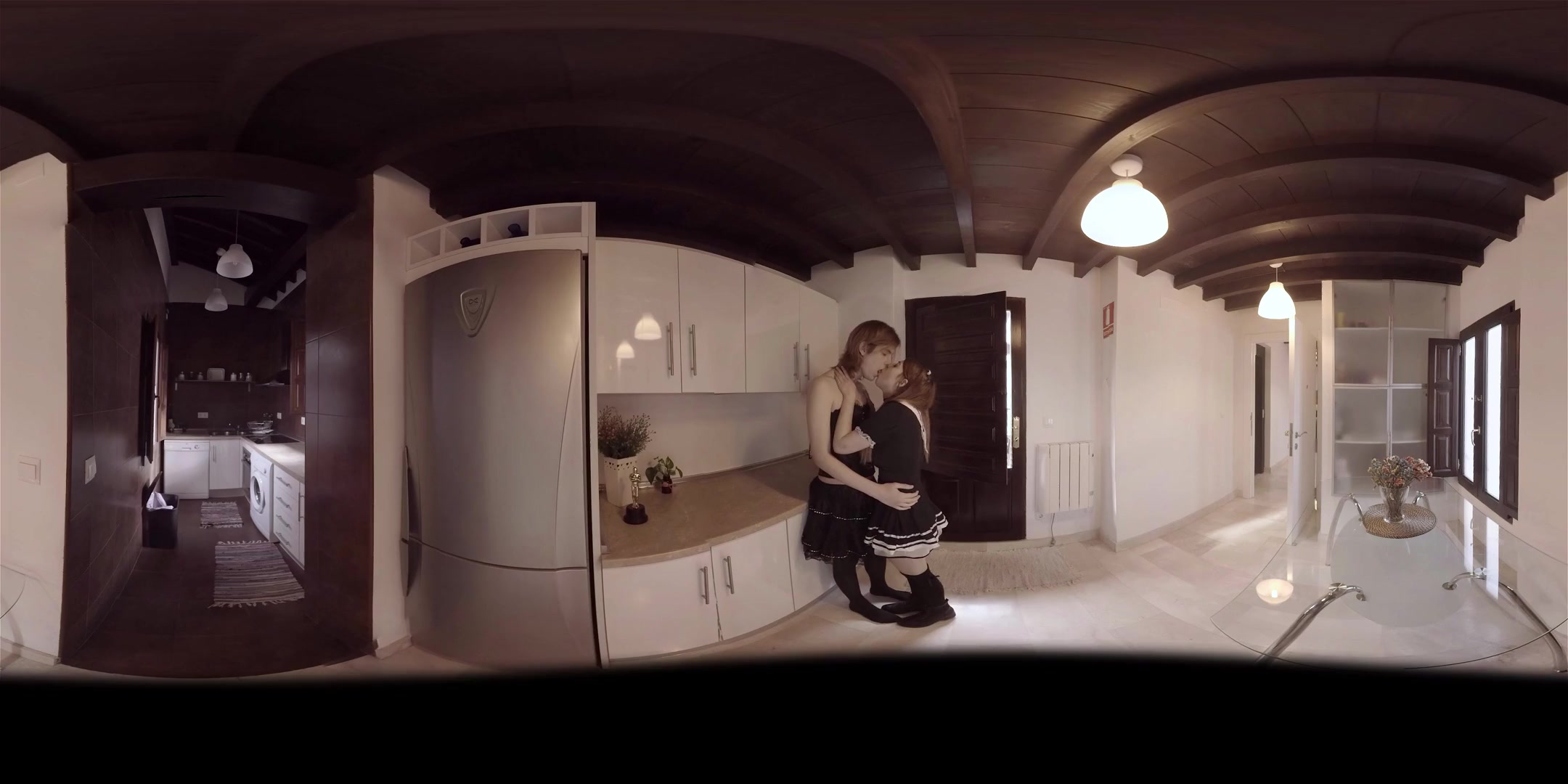 Rena Reindeer in Shemale Sex: Eaten in the kitchen - SexLikeReal Shemale