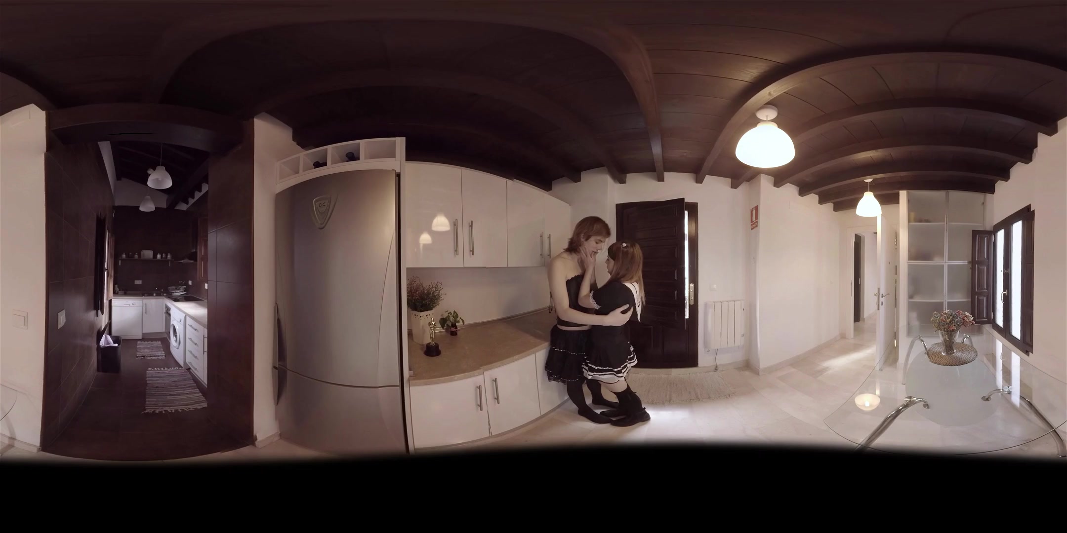 Rena Reindeer in Shemale Sex: Eaten in the kitchen - SexLikeReal Shemale