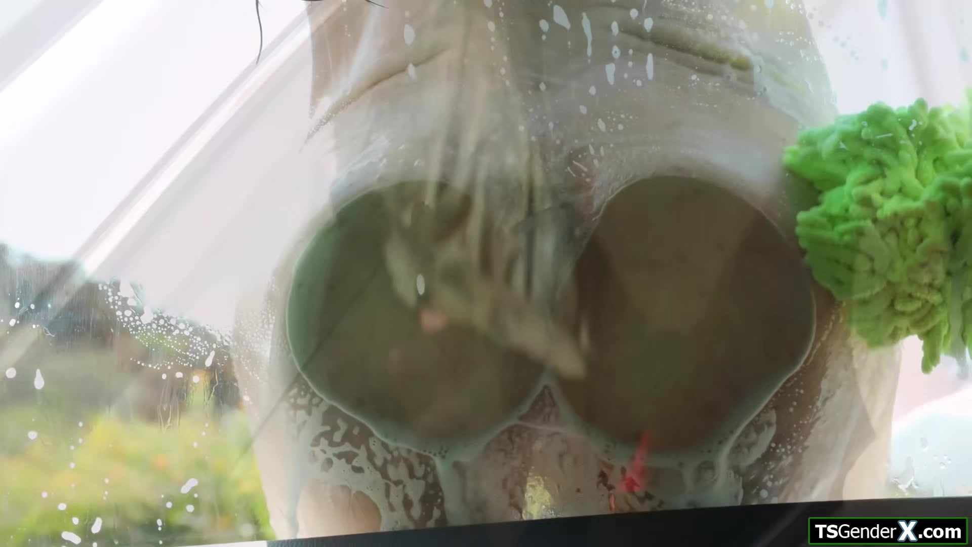 Asian trans Kasey Kei and busty Adira Allure team up on guy