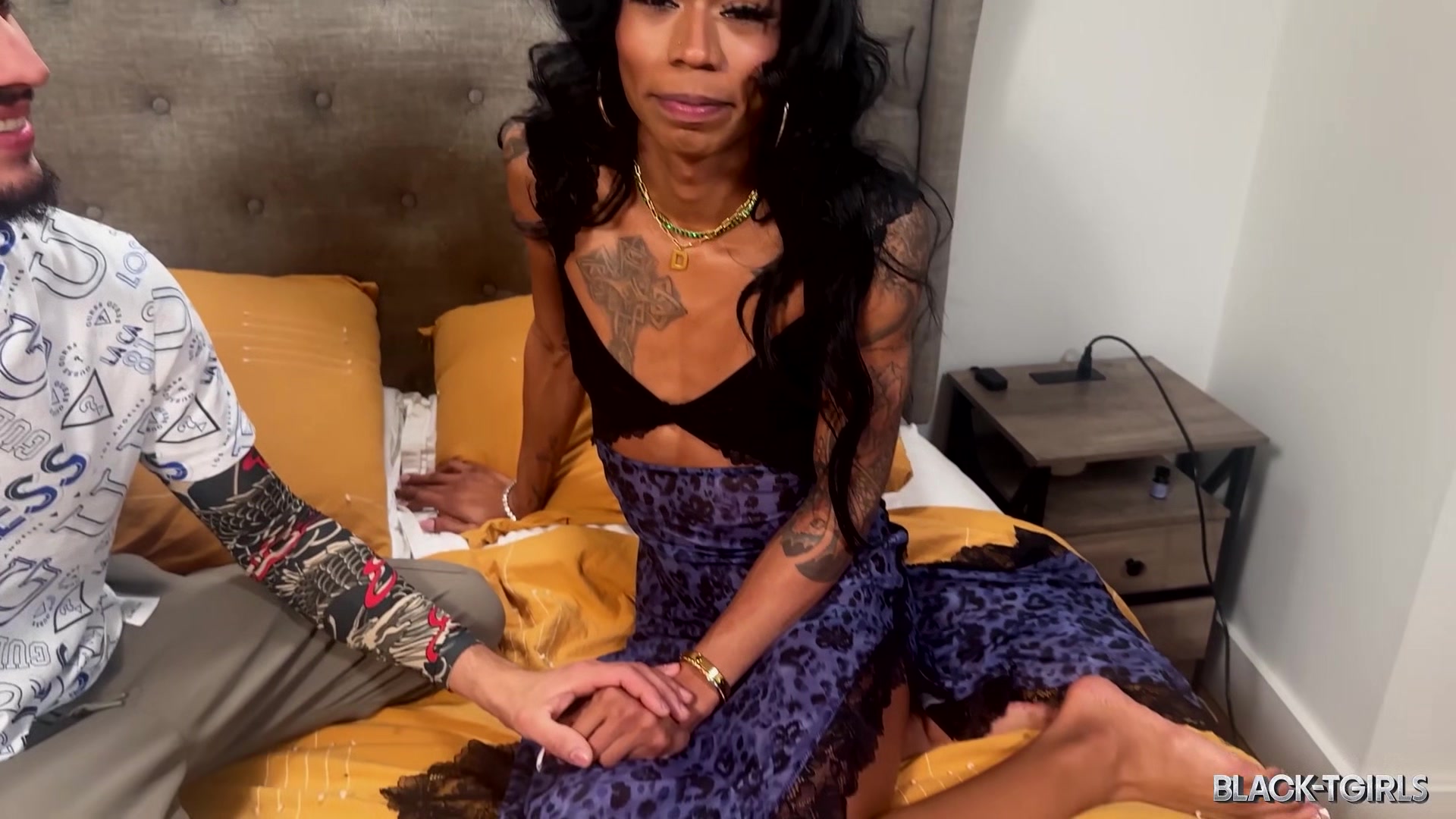 BLACK TGIRLS - The Doll Is Back For A Nice Hardcore Scene