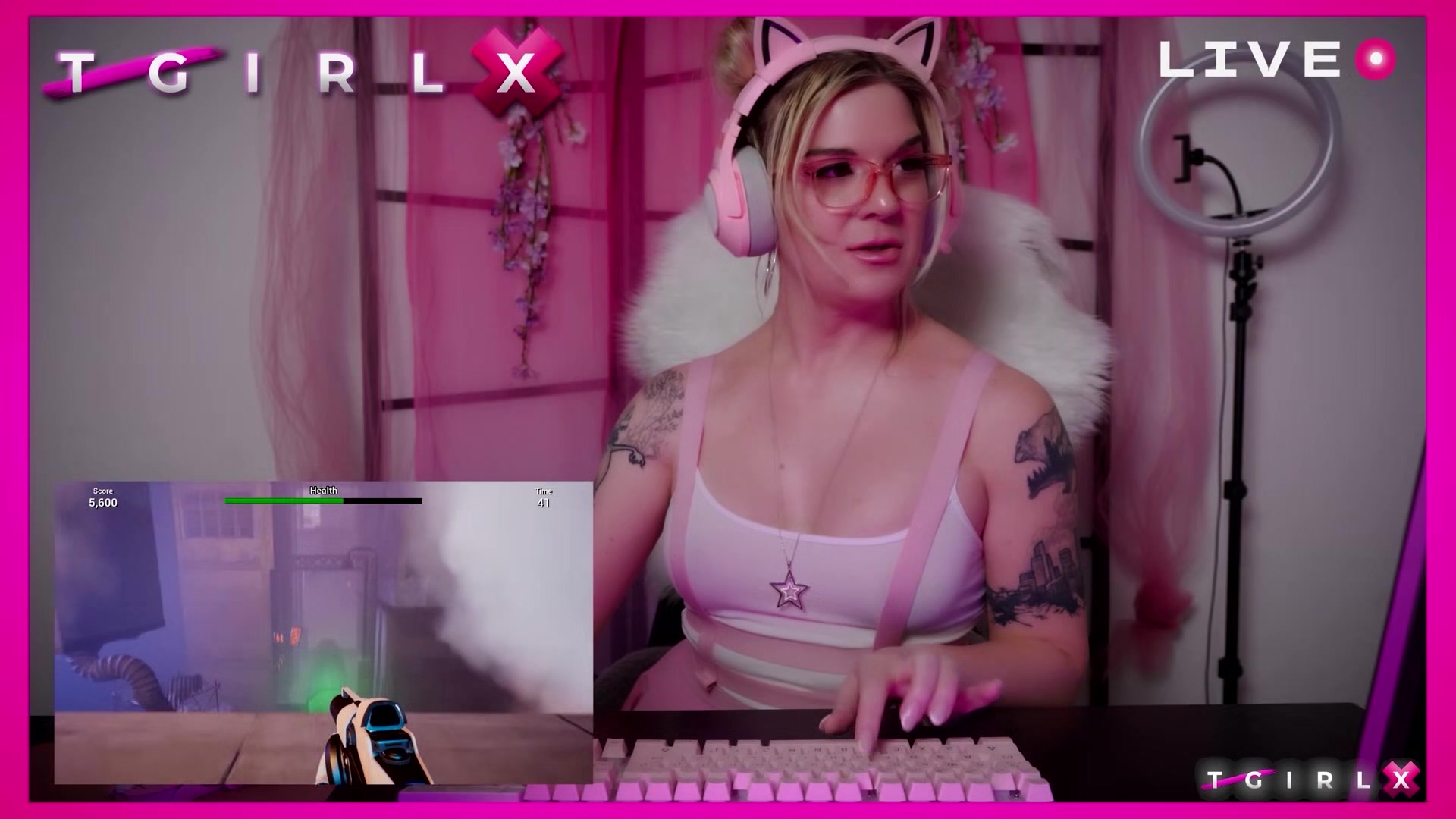 TGIRLS XXX - Kaela Luna Gets Horny To Fuck Gamer Guy