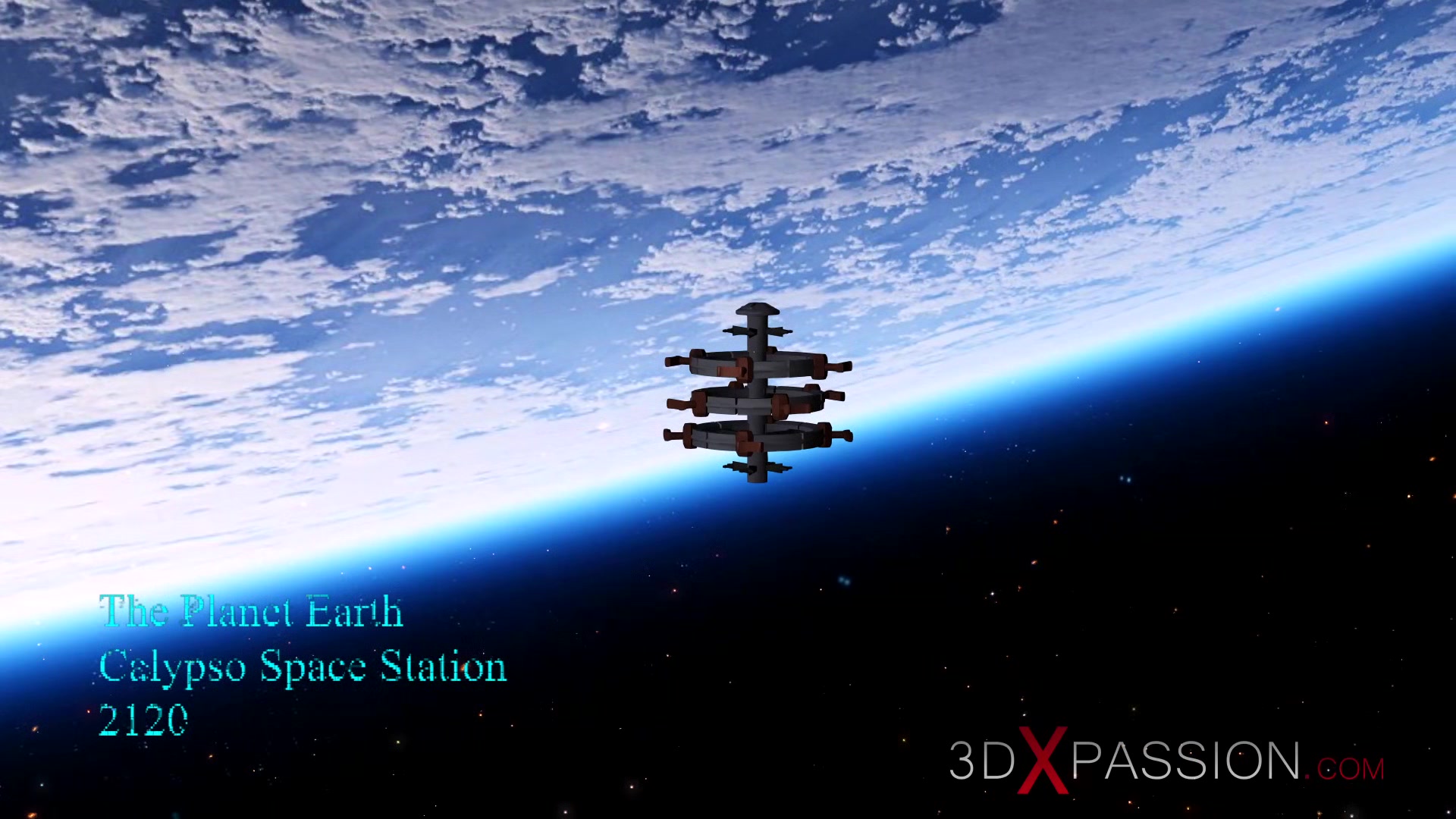 A hot 3d sci-fi android dickgirl fucks a sexy girl in the space station