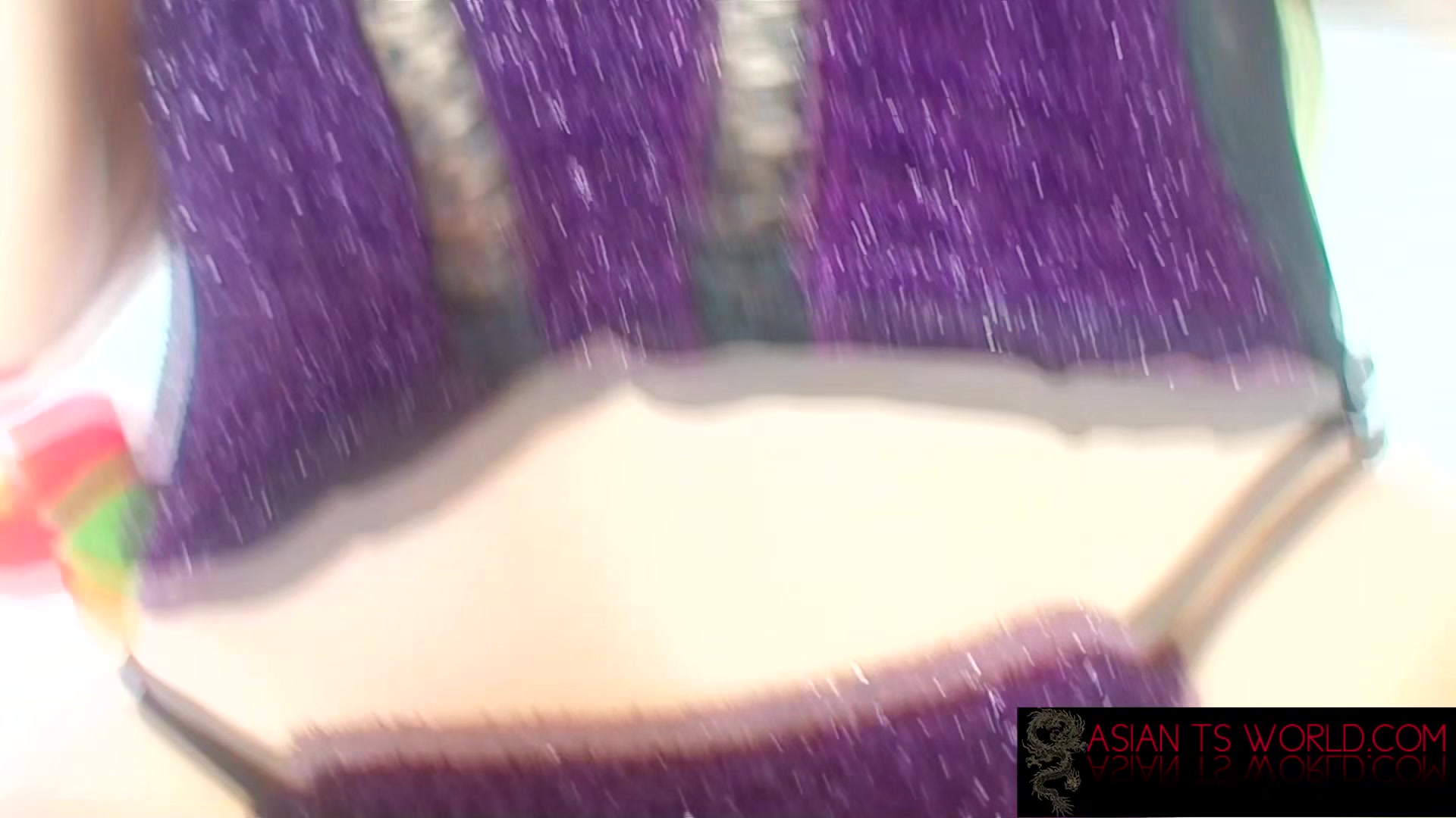 Big titty ladyboy with a toy - TransWorldAsia