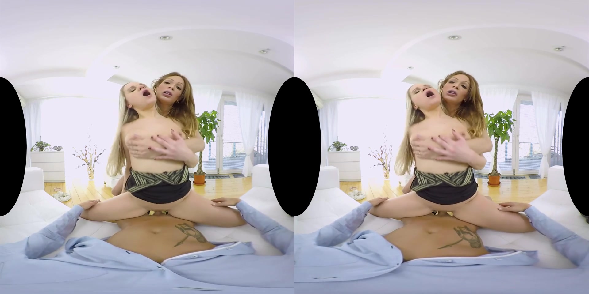 Barra brass & Vanessa Jhons in High Art Shemale VR Porn Video - VRBTrans