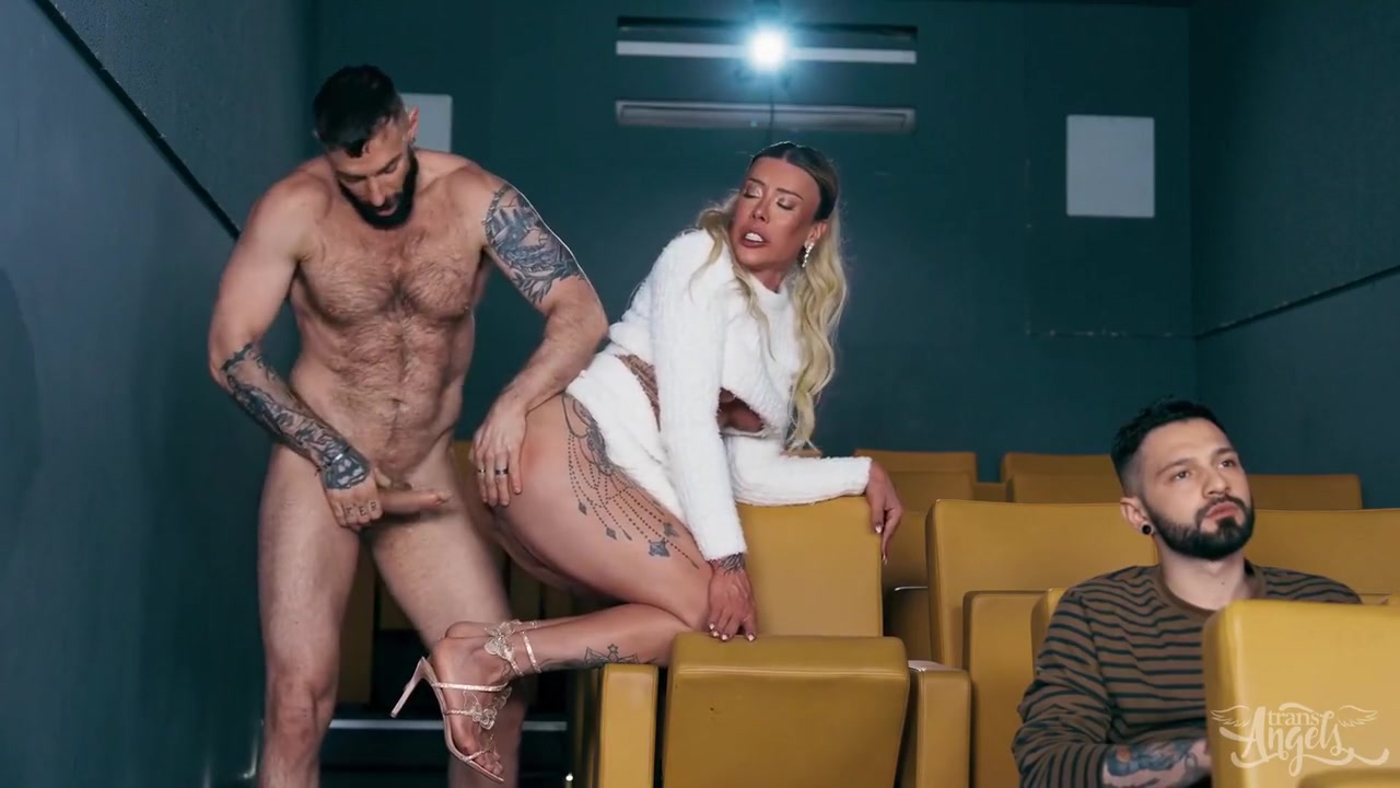 She-cock Hardening At The Cinema