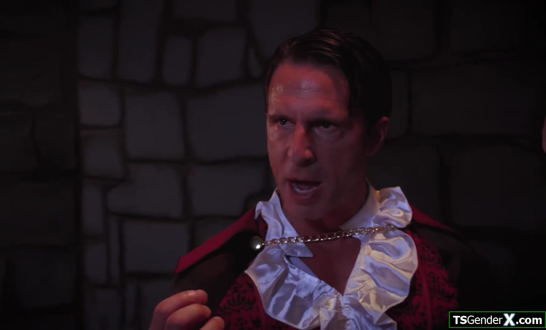 I hope my big trans cock will distract Dracula from feasting