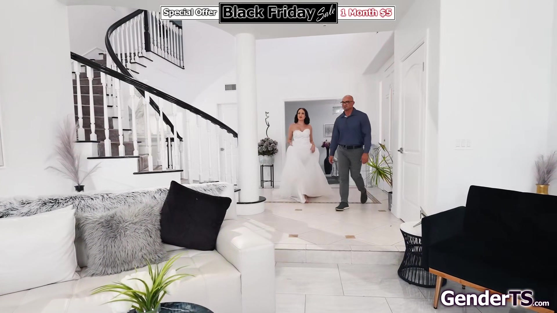 Is that a hard shemale cock hiding under your wedding dress