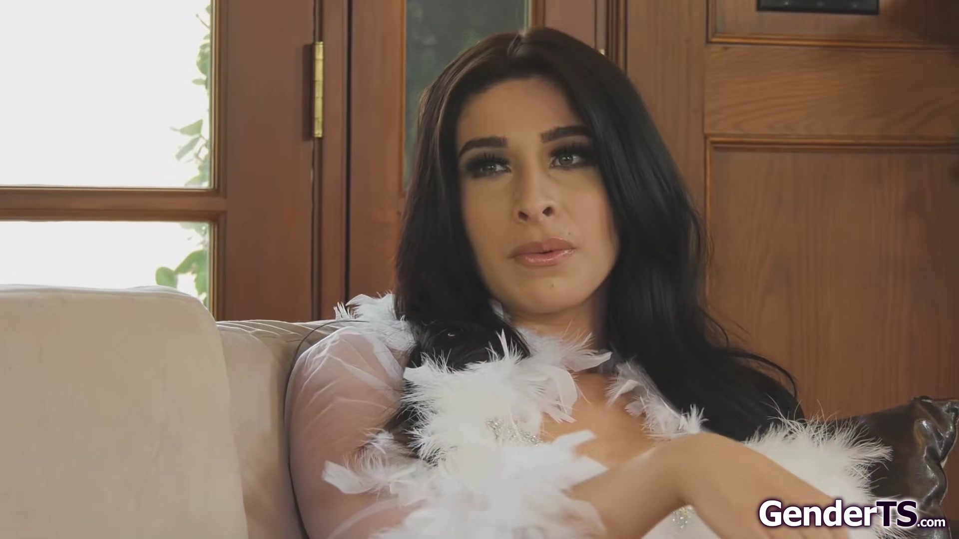 Tgirl Alexa Scout is horny and wants her realtors black dick
